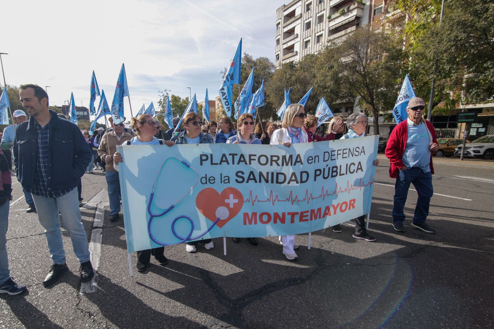 La manifestación por la sanidad pública en Córdoba, en imágenes
