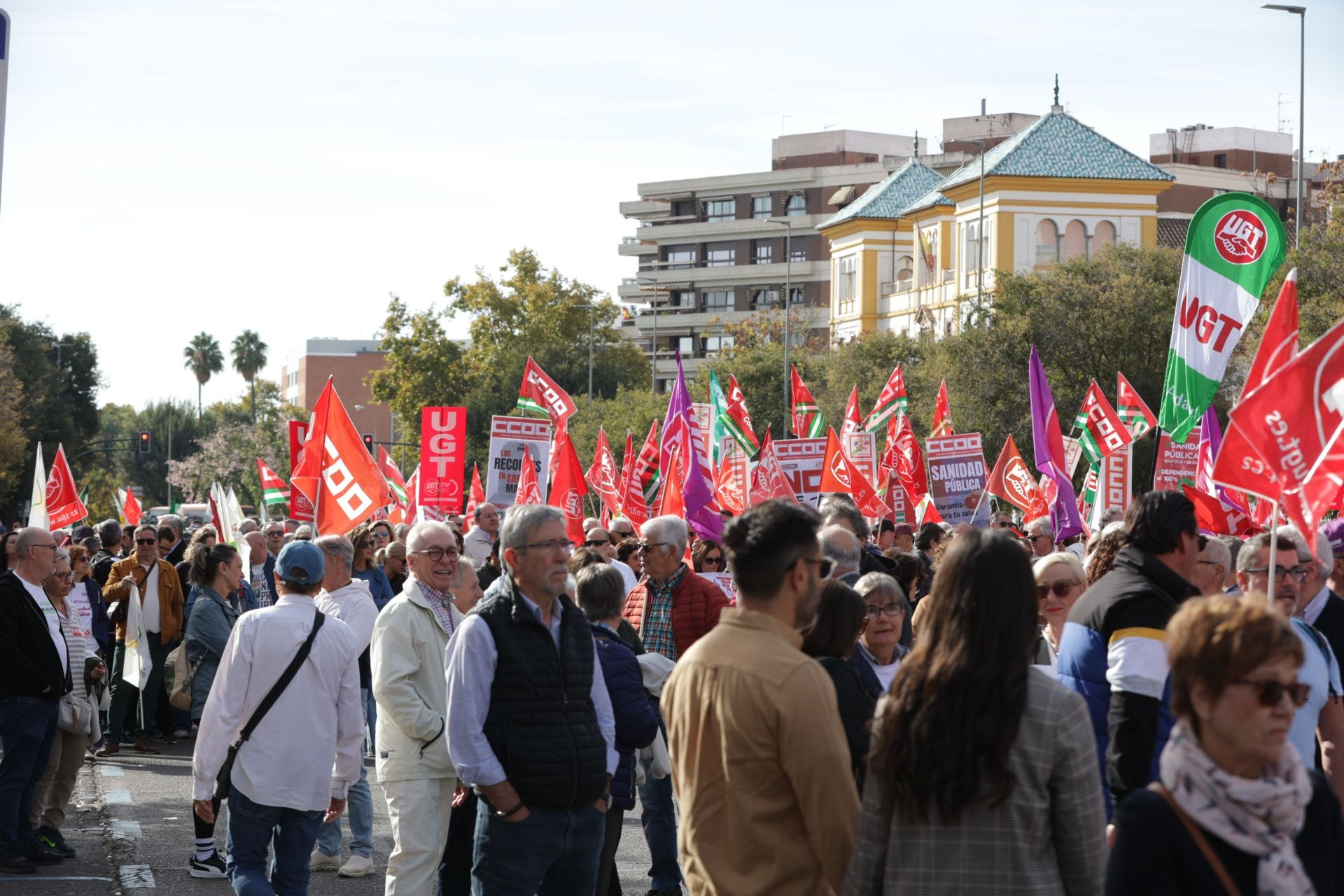 La manifestación por la sanidad pública en Córdoba, en imágenes