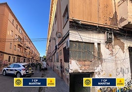 Operación policial para cortar la luz a okupas con enganches ilegales en tres barrios de Valencia