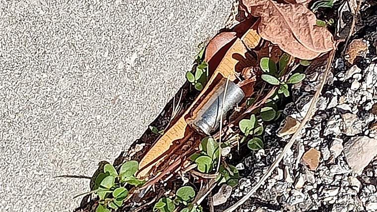 En la zona del tiroteo aún quedan algunos casquillos