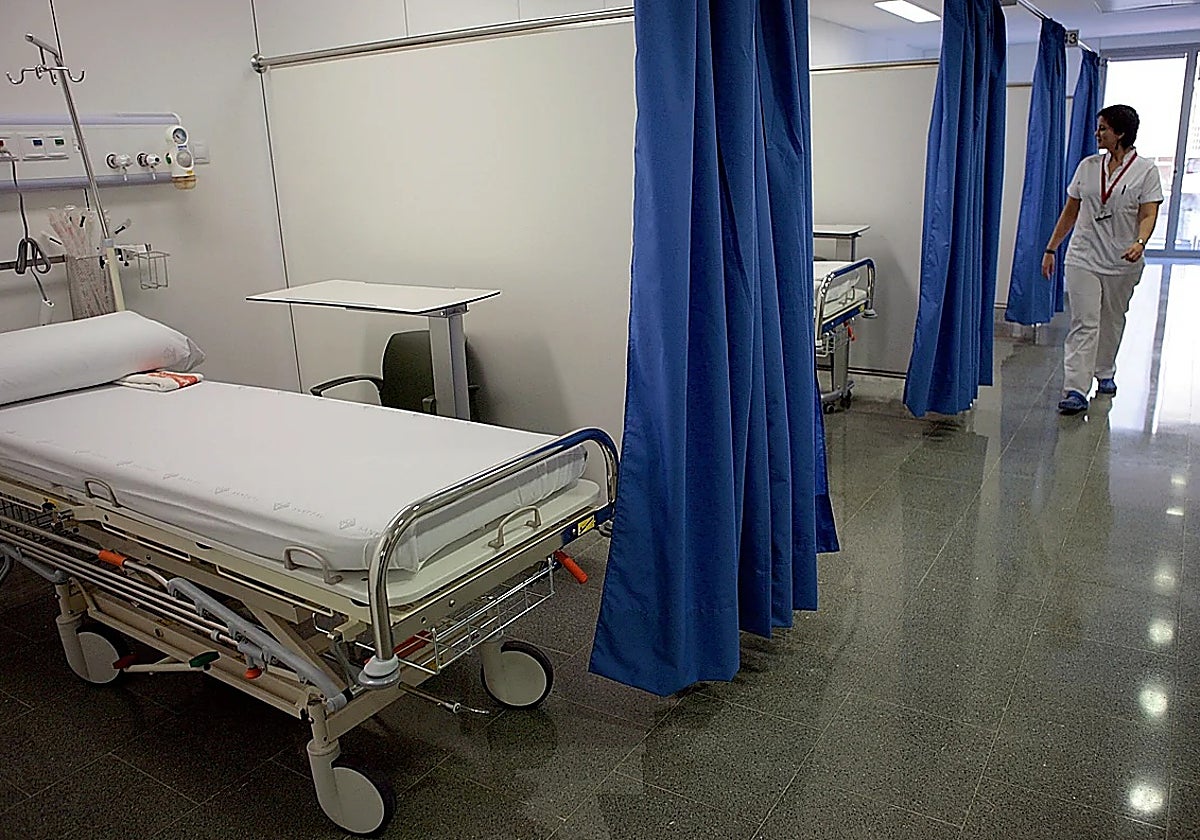 Una cama de hospital, en una imagen de archivo