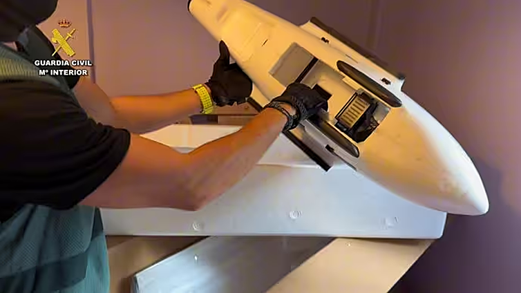 Nueve arrestados en Andalucía por transportar droga con drones desde Marruecos