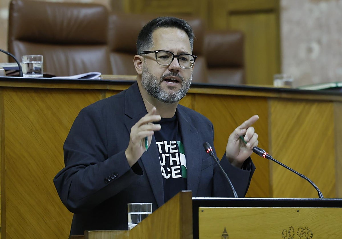 El diputado de Adelante Andalucía, José Ignacio García