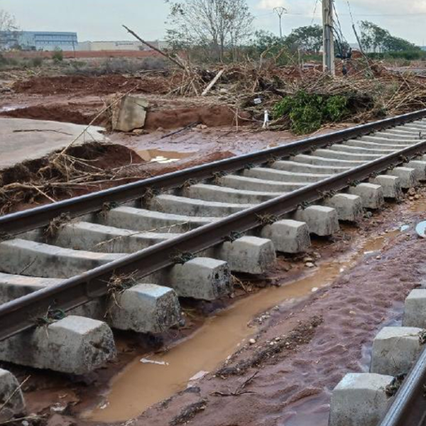 El tren que se detuvo con la dana: la línea C-3 de Cercanías sigue sin fecha de reapertura total un año después