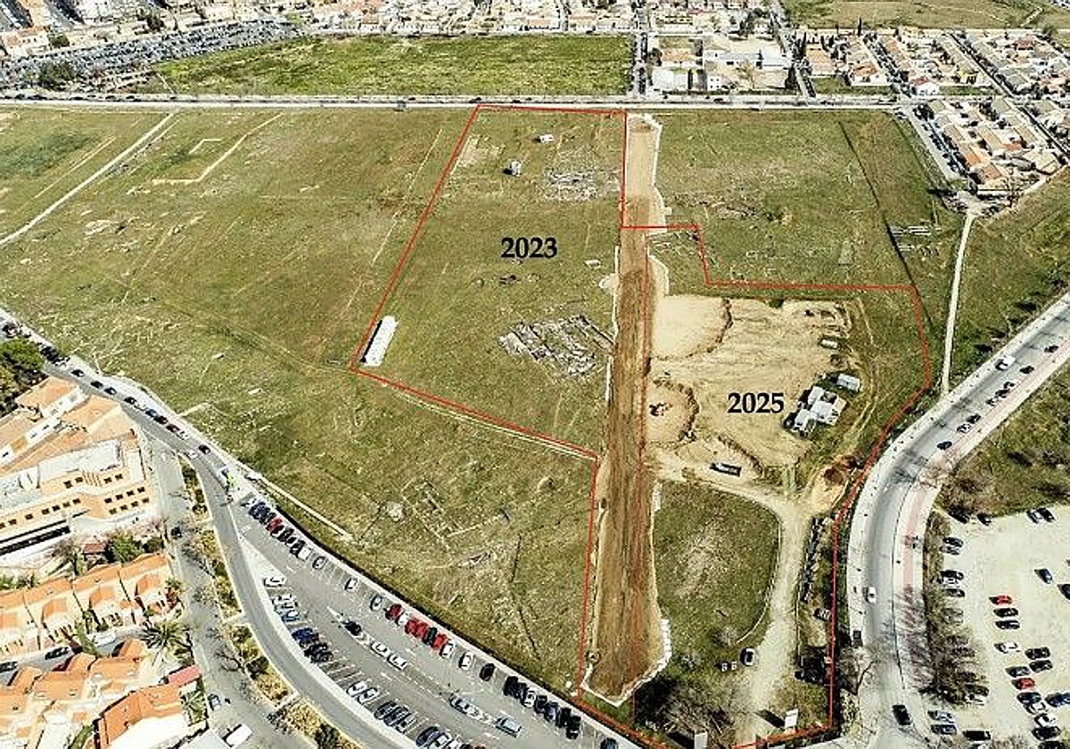 El área que se va a recuperar es una parcela municipal que fue destinada a albergar escombros y terreras en 2005