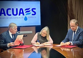 Ciudad Real y Miguelturra sellan un «acuerdo histórico» con Acuaes para modernizar el sistema de saneamiento conjunto