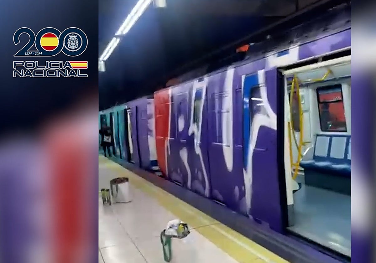 Golpe a la &#039;crew&#039; de grafiteros de Halloween: 19 detenidos venidos de Francia disfrazados de monstruos