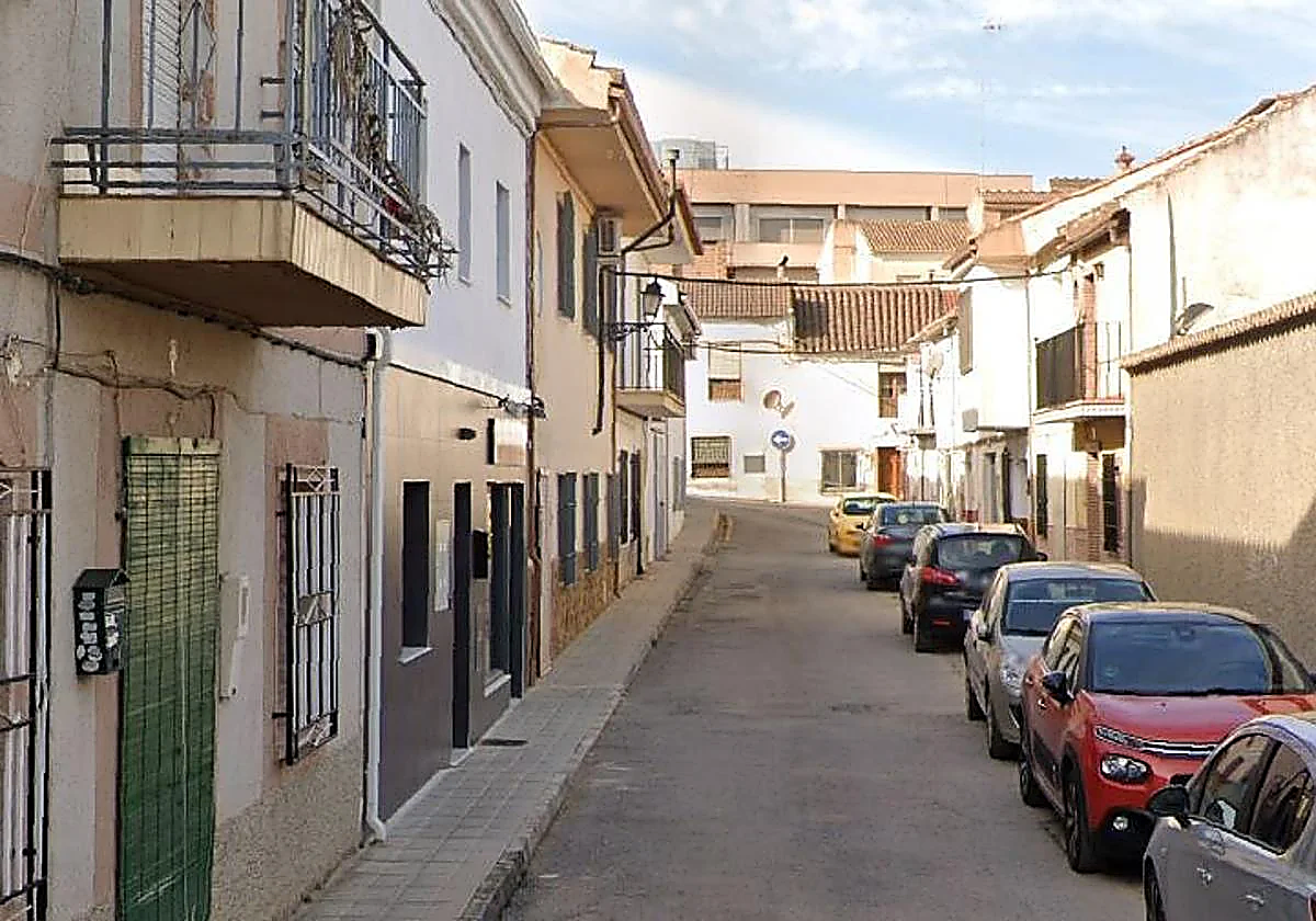 La calle San José, en Las Gabias, donde se ha producido el mortal suceso