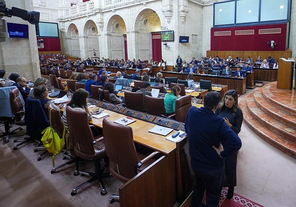Una imagen del Parlamento de Andalucia
