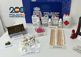 Una agresión machista descubre un laboratorio de cocaína y tusi en una vivienda de Tenerife