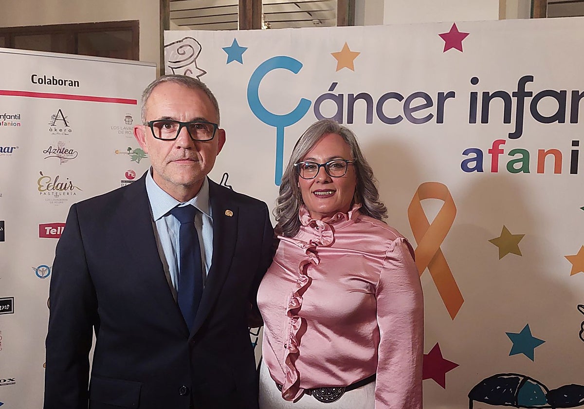 Juan García Gualda, presidente de Afanion, y Yolanda Fernández, vicepresidenta