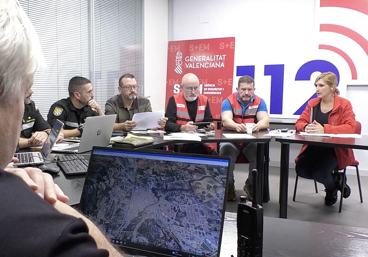 Imagen de la reunión del Cecopi del 29 de octubre de 2024, día de la dana