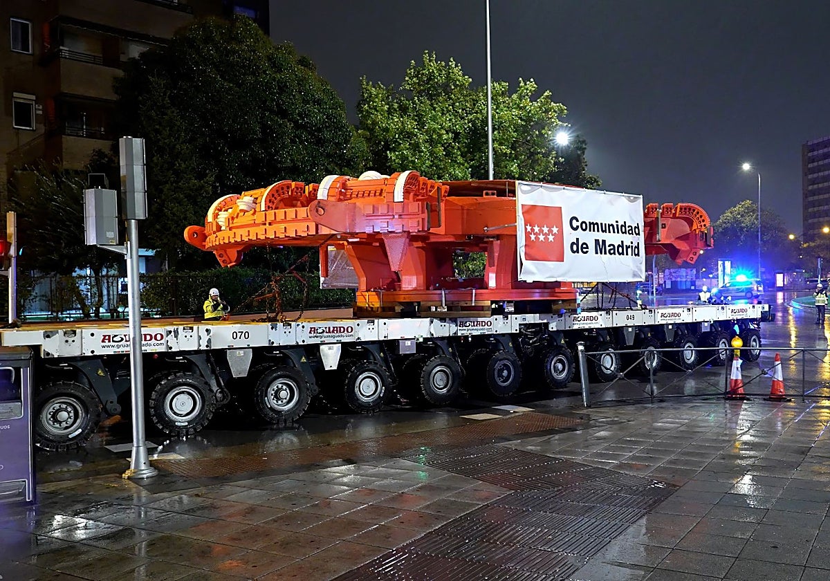La tuneladora Mayrit ya está en la capital de España