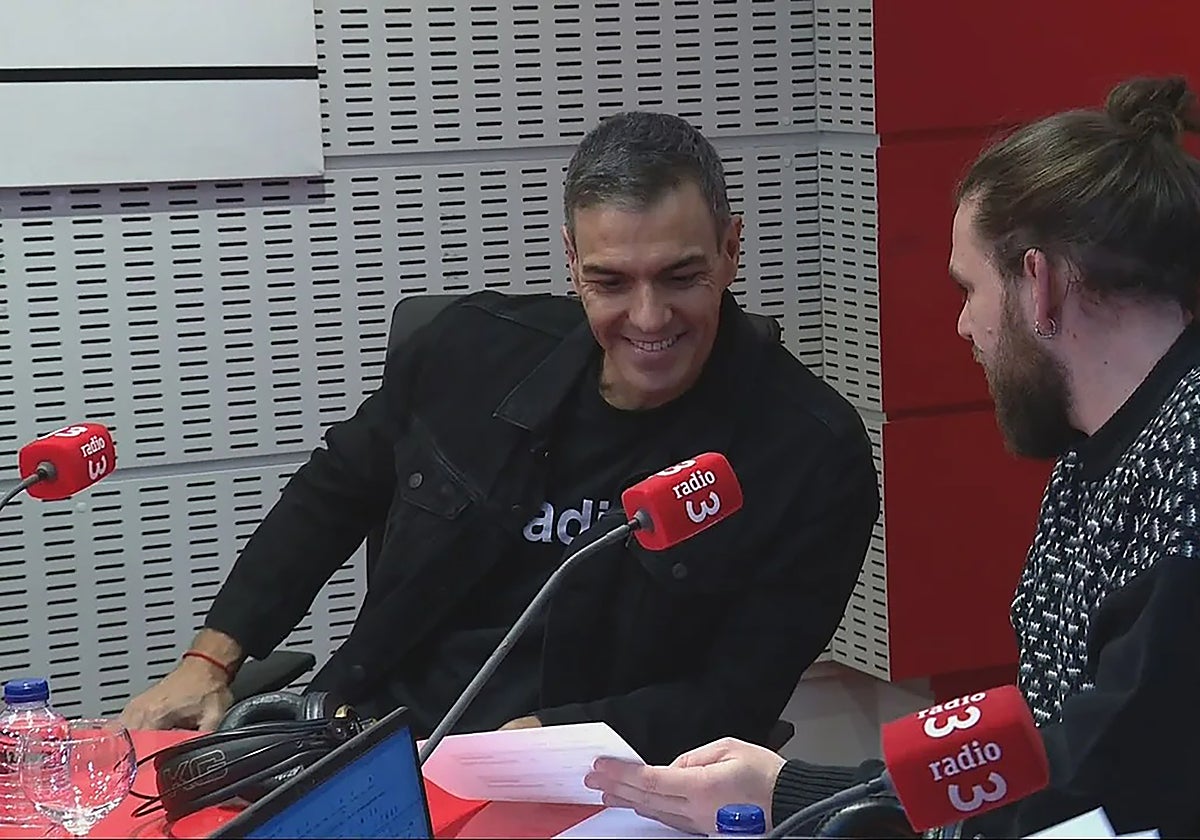 Pedro Sánchez participó en el programa de Radio 3