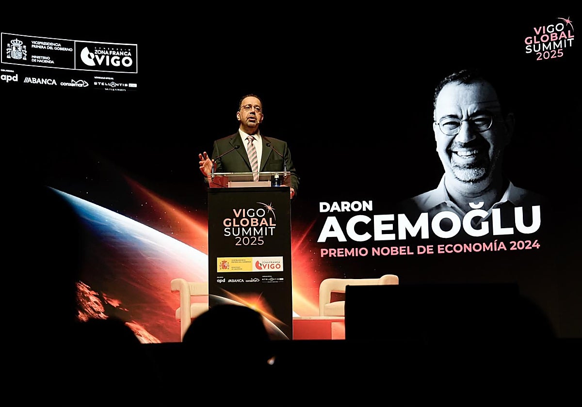 Daron Acemoglu, esta semana en el Global Summit 2025, en Vigo