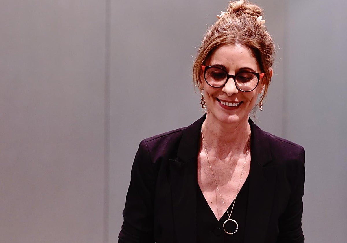 Marien Ortega, el viernes en La Coruña, después de ser elegida nueva portavoz de la AJFV