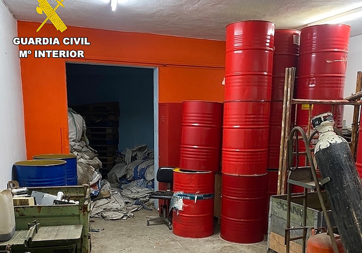 Imagen del local de chatarra de Benigànim