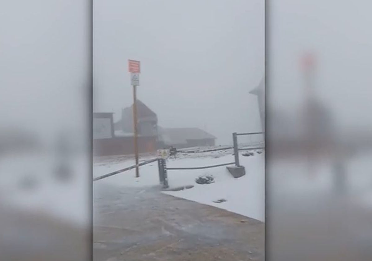 Condiciones meteorológicas en la Bola del Mundo el día del rescate a 23 personas, de ellas 20 menores, en