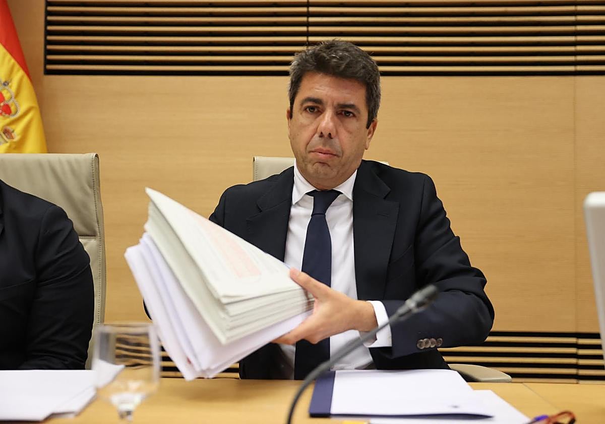 Carlos Mazón en el Congreso hoy, en directo: sigue la comparecencia del presidente de la Comunidad y última hora desde Madrid