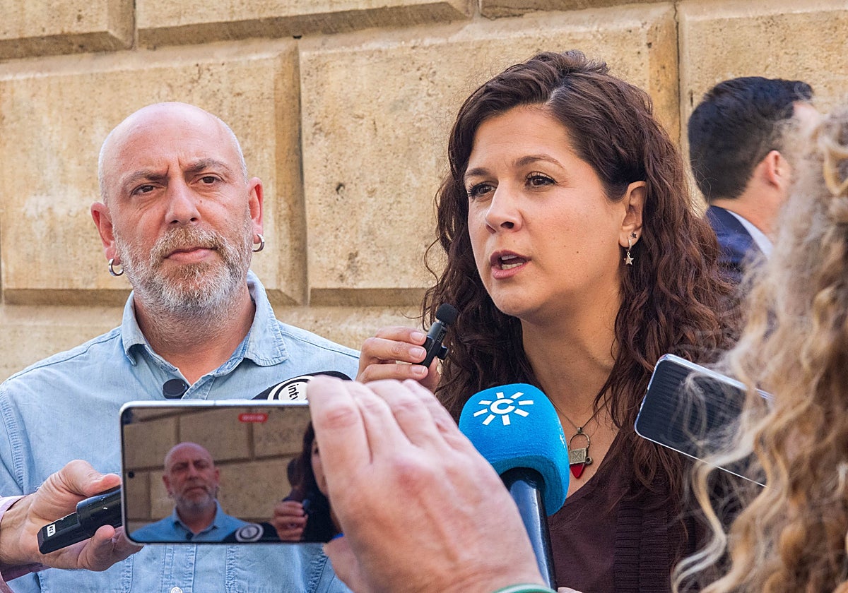 La coordinadora provincial de Izquierda Unida en Almería, María Jesús Amate