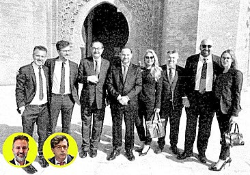 Dos colaboradores actuales de Sánchez viajaron a Marruecos con Ábalos y Cerdán