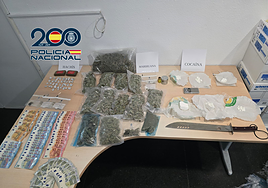 Seis miembros de una familia detenidos por tráfico de cocaína y marihuana en el barrio de Orriols