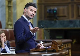 Rufián advierte a Sánchez de que si el caso Cerdán se convierte en «la Gürtel del PSOE» pedirá elecciones