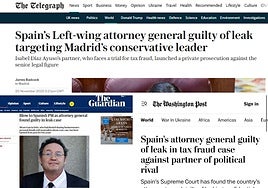 La prensa internacional se hace eco de la histórica condena al fiscal general: «Duro golpe a Pedro Sánchez»