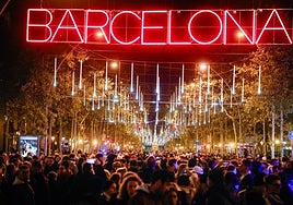 Barcelona presume de luces de Navidad