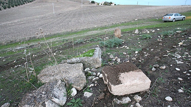 Danos na área de Ategua