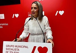 El PSOE reprocha a Velázquez la colocación del lazo por el 25N «sin avisar al Consejo Local de la Mujer»