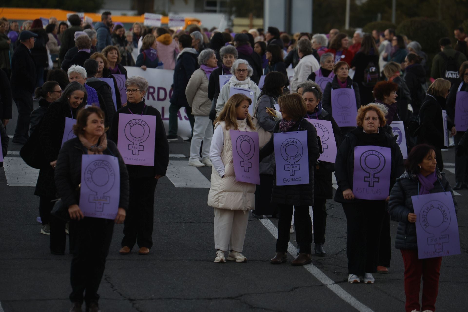 La concurrida protesta del 25-N en Córdoba, en imágenes