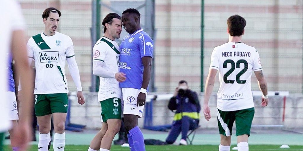 Cruce de acusaciones entre CD Manchego y CD Toledo por supuestos insultos racistas de Nanclares a Karamoko Bamba