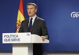 Feijóo convoca el domingo una manifestación en Madrid tras la entrada a prisión de Ábalos y Koldo