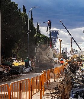 Imagen secundaria 2 - En las entrañas de la Castellana: cómo soterrar el norte sin cortar suministros a Las Cuatro Torres y La Paz ni árboles centenarios
