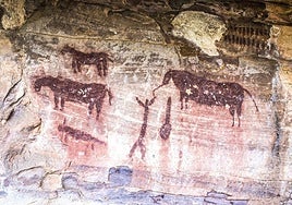 Investigadas dos personas por dañar el vallado de las pinturas rupestres de Villar del Humo, Patrimonio de la Unesco