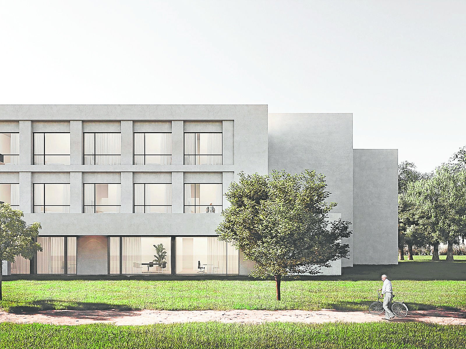 Uno de los prototipos de las residencias edificadas por la Fundación Amancio Ortega