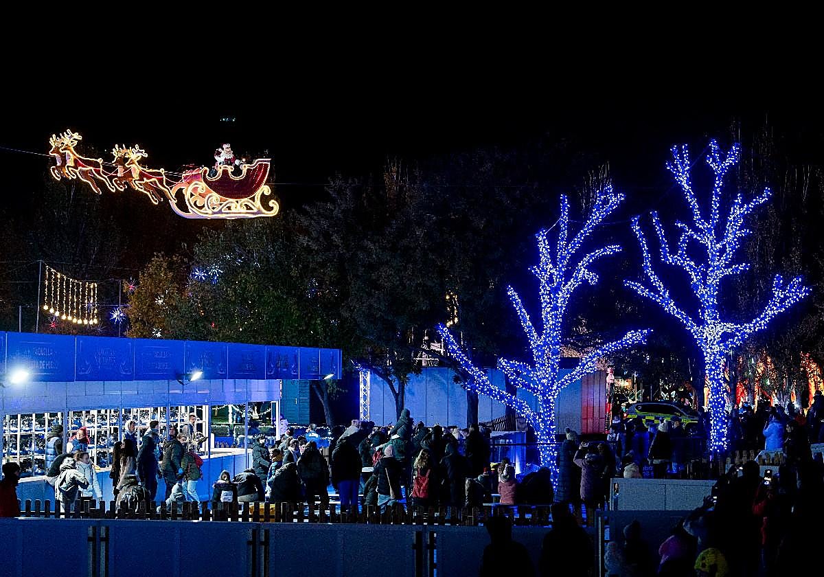El municipio de Madrid que compite con Vigo para tener la mejor Navidad: parque temático y un despliegue impresionante de luces LED