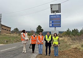 Navafría (Segovia) estrena nueva señalización inteligente en puertos de montaña