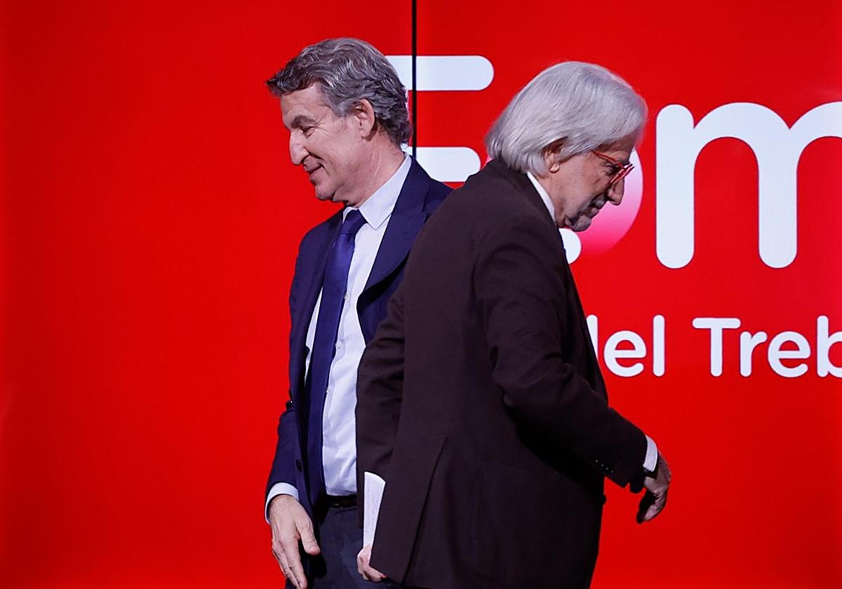 Núñez Feijóo y el empresario y senador Josep Sánchez Llibre