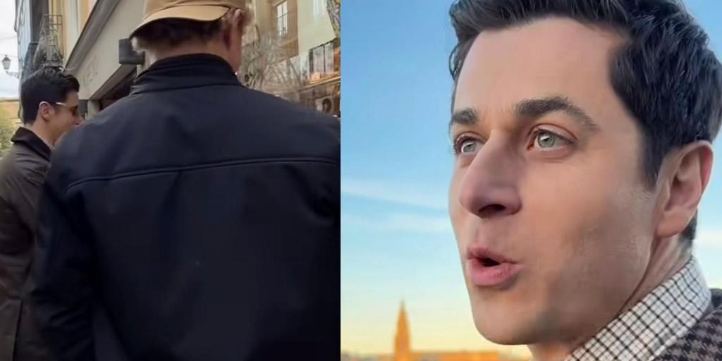 El actor David Henrie se enamora de Toledo durante el rodaje de su nueva serie documental