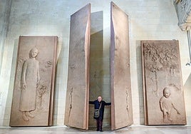 Antonio López, sobre sus puertas para la Catedral de Burgos: «Han sido seis años de mi vida muy interesantes, con luces y sombras»