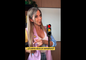 Laura Gómez, profesora de matemáticas, explica cómo se calcula el tiempo que duran los semáforos: «La próxima vez que te pille en rojo no pienses que es mala suerte»