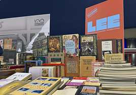 Una caseta de Moyano en Nuevos Ministerios por el Book Friday