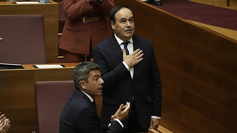 El BOE publica el nombramiento de Juanfran Pérez Llorca como presidente de la Generalitat Valenciana