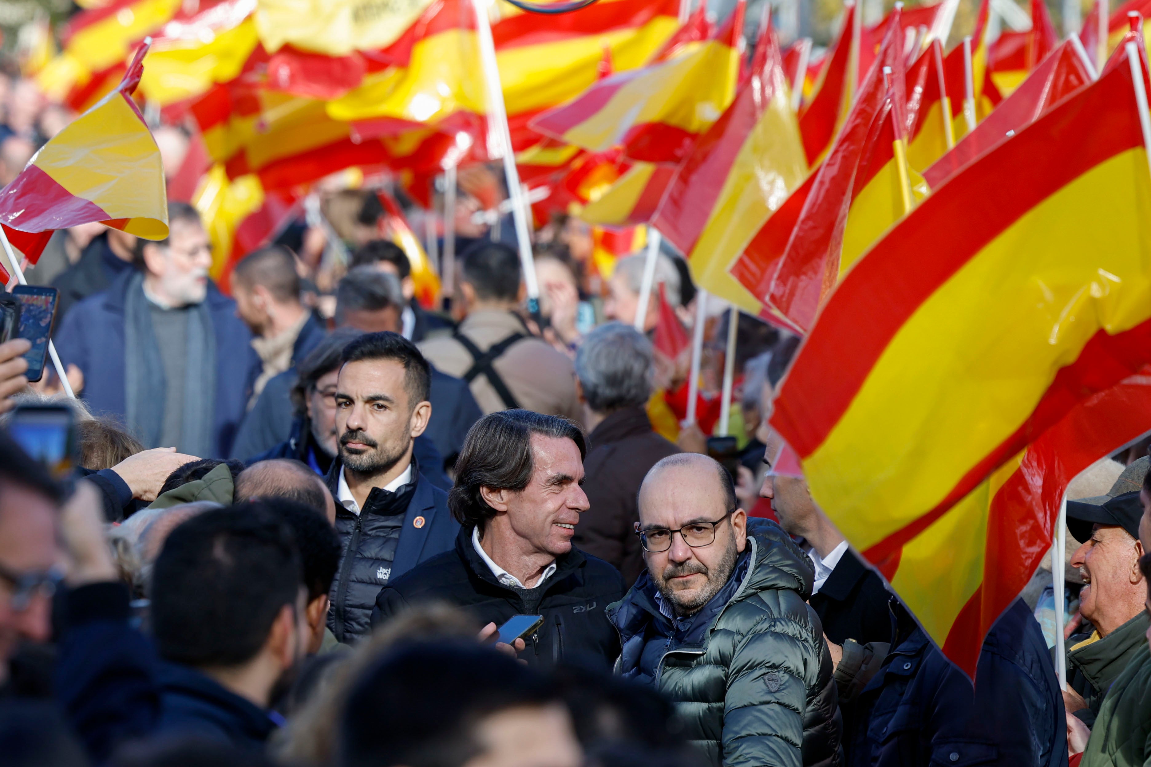 La manifestación del PP en Madrid contra el Gobierno de Pedro Sánchez, en imágenes