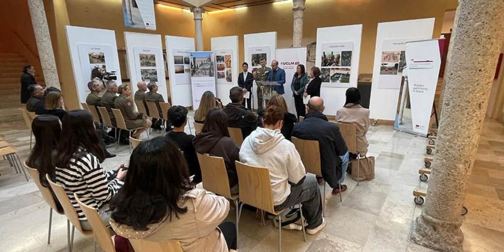La UCLM inaugura en Toledo una exposición sobre el 175º aniversario de la Academia de Infantería