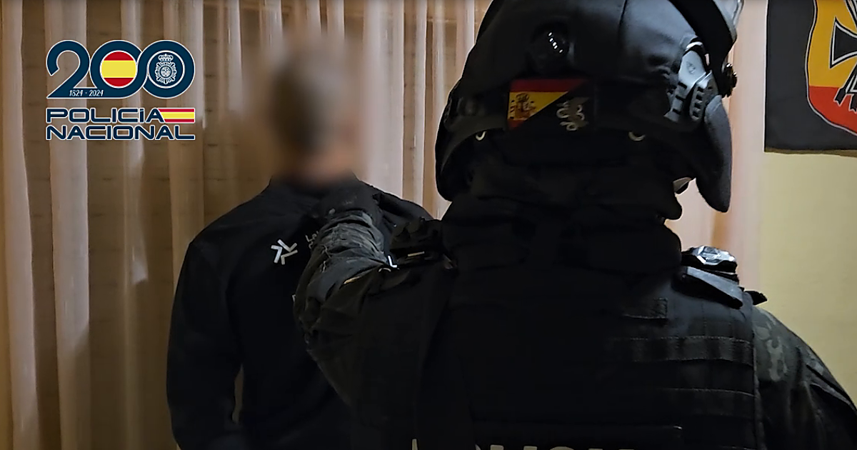Desarticulan la primera célula terrorista en España vinculada al grupo neonazi 'The Base'