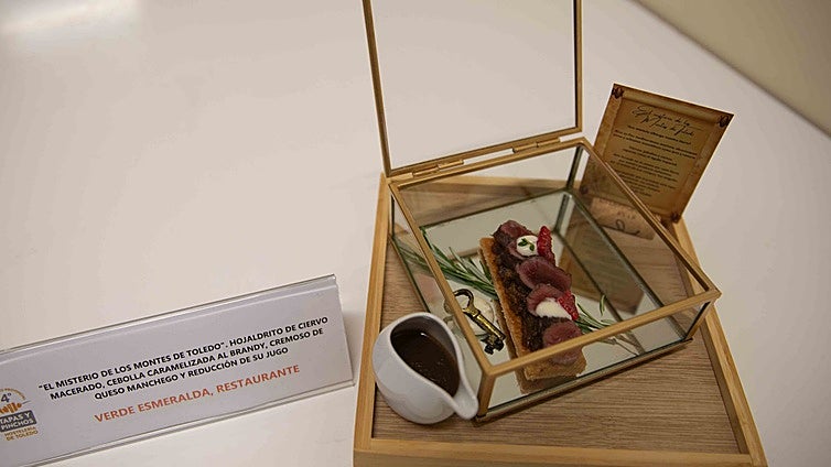 'El Misterio de los Montes de Toledo', del Restaurante Verde Esmeralda de Torrijos, se impone en el IV Concurso Provincial de Tapas y Pinchos