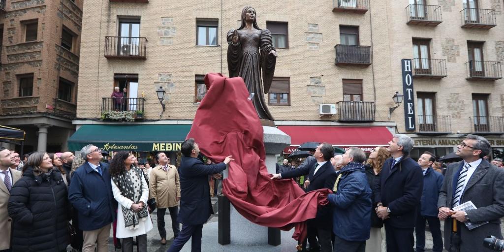 María Pacheco se alza en Toledo: un símbolo de igualdad que devuelve voz a la mujer que nunca se rindió
